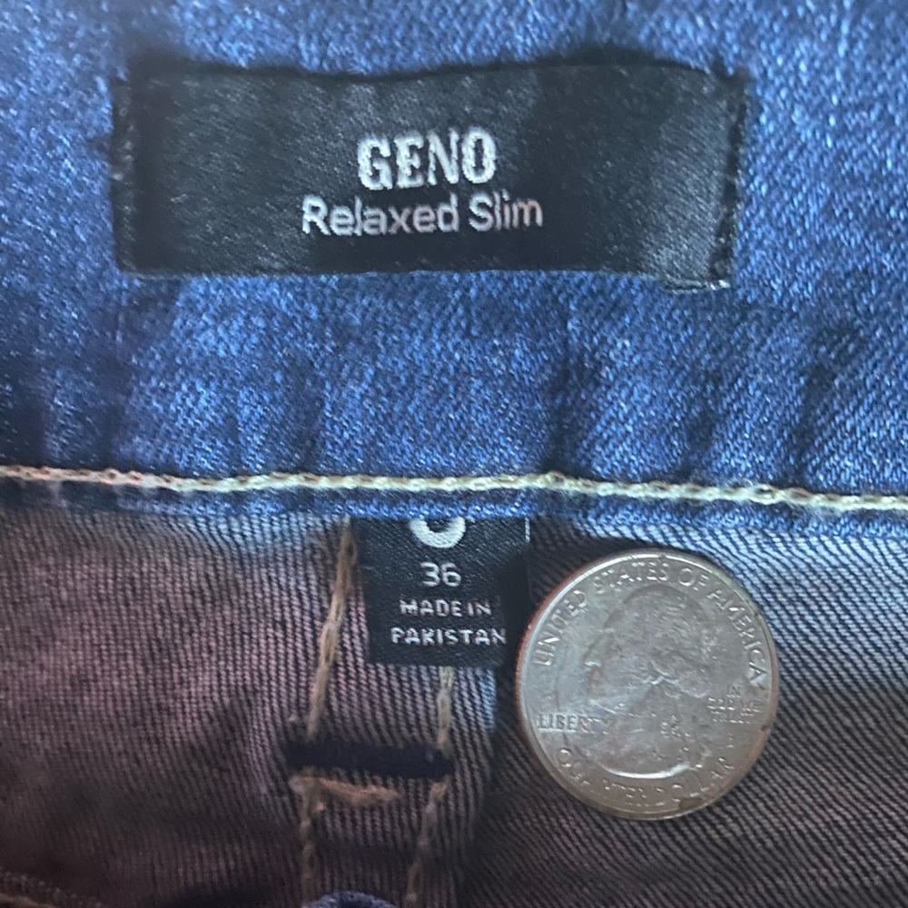 True Religion Jeans GENO Slim Jean Dark High Road Wash - Picture 4 of 8